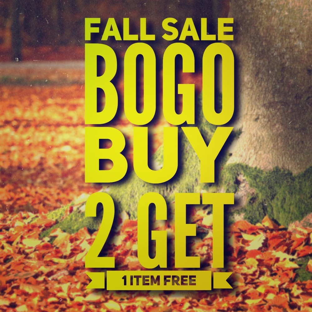 Buy 2 get 1 item free (equal or lesser )